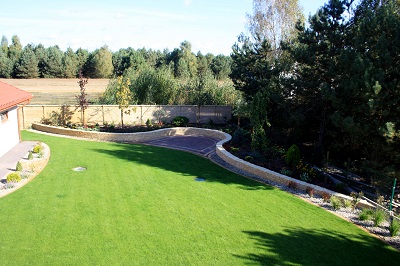 fragment ogrodu w siemiatyczach