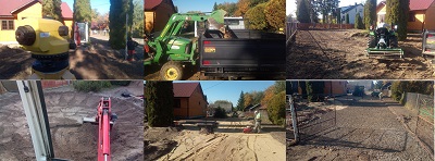 Budowa ogrodu desczczowego w Lisznej