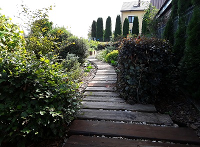 realizacja ogrodu - schody